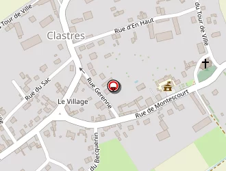 Carte de Ecole à Clastres