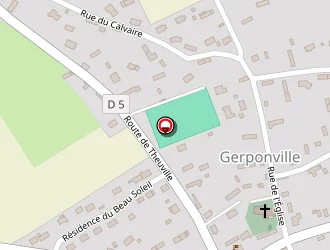 Carte de Stade Edouard Vincent à Gerponville