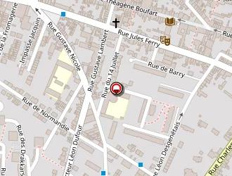 Carte de Carrefour Drive à Fécamp