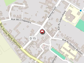 Carte de Centre De Secours à Nesle