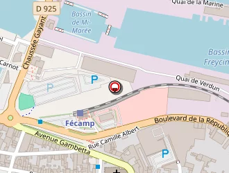 Carte de Eram à Fécamp