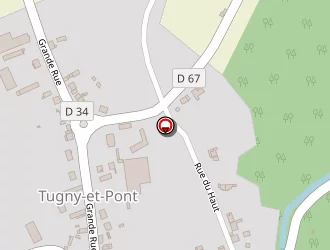 Carte de Pawelec (s.a.) à Tugny-et-pont