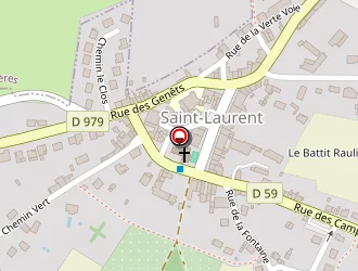 Carte de Gerard Frédéric à Saint-laurent