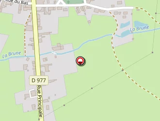 Carte de Lamy Gilbert à Brunehamel