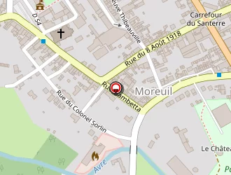 Carte de Garage Bruyez Thierry à Moreuil