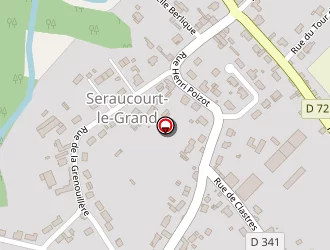 Carte de Complexe Sportif à Seraucourt-le-grand