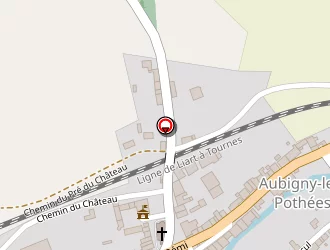 Carte de La Poste à Aubigny-les-pothées