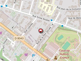 Carte de Miss Pizza à Warcq