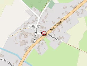 Carte de Painvin James à Lugny