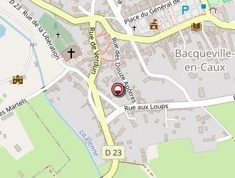 Carte de L'oasis à Bacqueville-en-caux