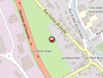 Carte de Salle Polyvalente à Tournes