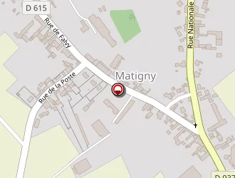 Carte de La Poste à Matigny