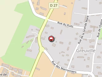 Carte de Hubert Frédéric à Greuville