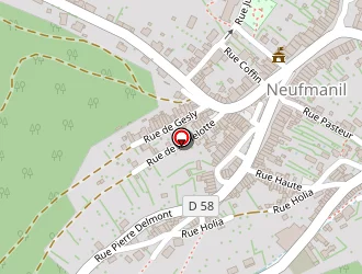 Carte de Agence Postale à Neufmanil