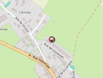 Carte de Station Esso Express à Cliron