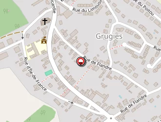 Carte de La Poste à Grugies