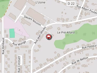 Carte de Dautunlaurent Espace Vert à Nouzonville