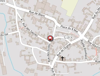 Carte de Ecole Maternelle à Caix