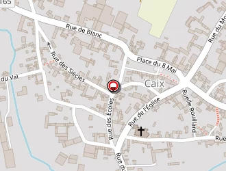 Carte de Sailly Jean-michel à Caix