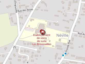 Carte de Les Mésanges à Néville