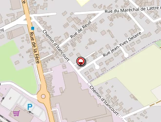 Carte de Champs Elysées à Saint-quentin