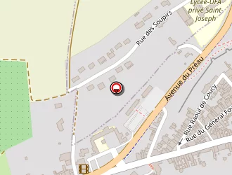 Carte de Société Générale à Vervins