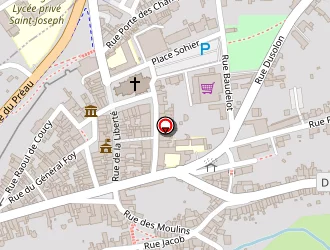 Carte de La Thiérache à Vervins