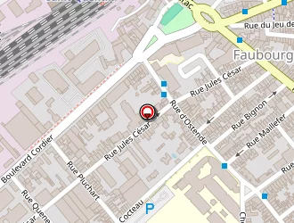 Carte de Bossu Cuvelier à Saint-quentin