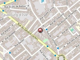 Carte de Le Chantilly à Saint-quentin