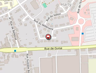 Carte de Garages Gueudet à Harly