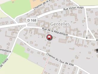 Carte de Vella Cjp Batiment à Gentelles