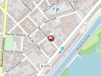 Carte de Benja'vins à Saint-quentin