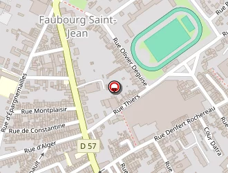 Carte de Burgeon à Saint-quentin