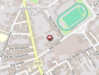 Carte de Burgeon à Saint-quentin