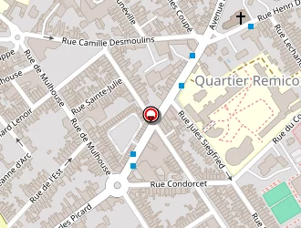 Carte de Caroly'style à Saint-quentin