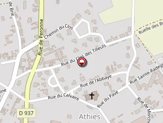 Carte de Agence Postale Communale à Athies