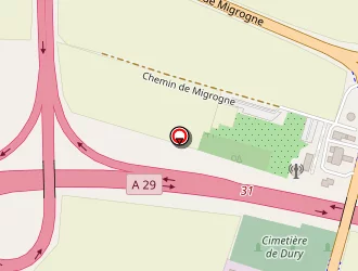 Carte de Du Relais De Dury à Dury