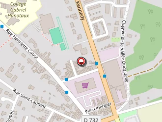 Carte de Dehu à Saint-quentin