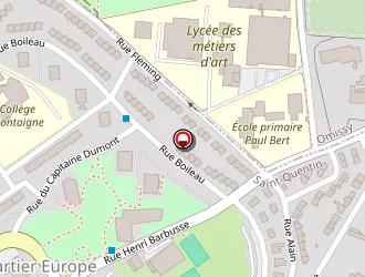 Carte de Complexe Sportif Roux à Saint-quentin