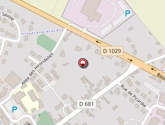 Carte de Cottret à Holnon