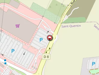 Carte de Mcdonald's à Saint-quentin