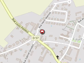 Carte de Boulanger à Fayet