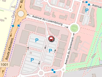 Carte de Décathlon à Amiens