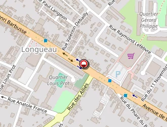 Carte de Intermarché Super à Longueau