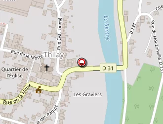 Carte de Sos Coiffure à Thilay