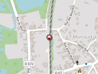 Carte de Delville à Morcourt