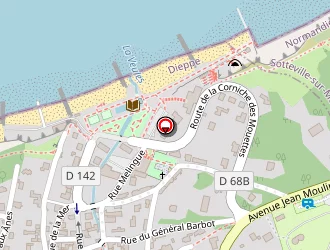 Carte de Point Plage à Veules-les-roses