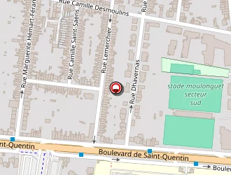 Carte de Kebab Des 3 Lycées à Amiens