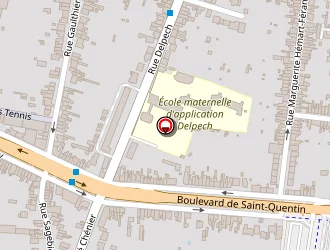 Carte de Auto Ecole Du Boulevard à Amiens