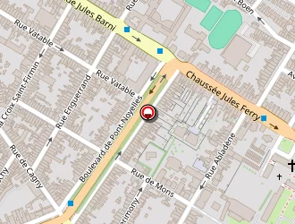 Carte de Eric Franques Immobilier à Amiens